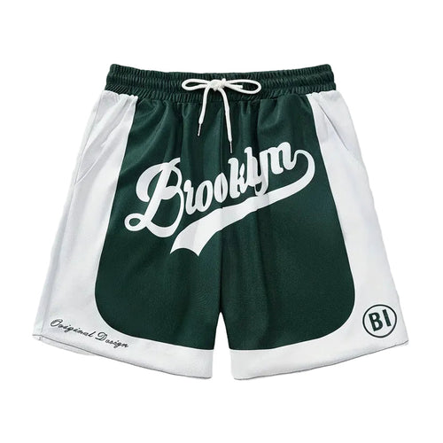 2025 New Men'S Fashion Printed Shorts Light Luxury Street Hip Hop Daily Breathable Trend Premium