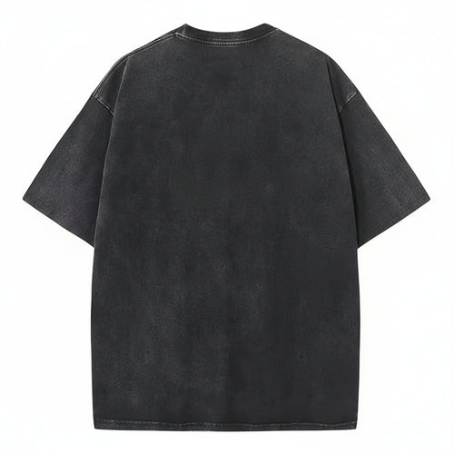 Singer Natanael Cano Corazon Tumbado Corridos Tumbados CT Love Print Vintage Washed T-Shirt Men Women Hip Hop Oversized Tshirt