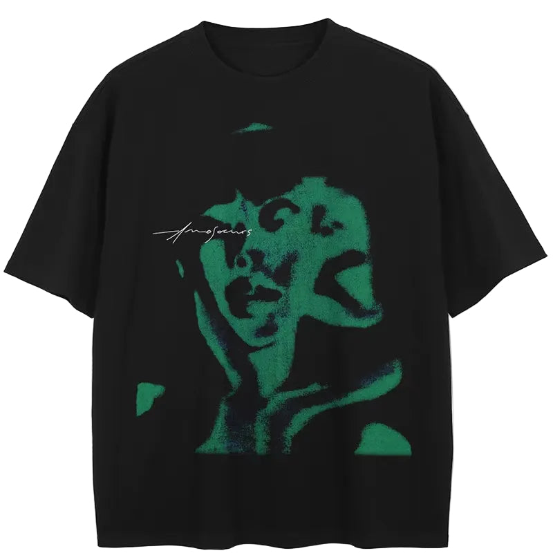 T-Shirt Streetwear Soulmate Graphic T Shirt Cotton Hipster Men Tshirt Unisex Tops Tees Black Hip Hop Clothing